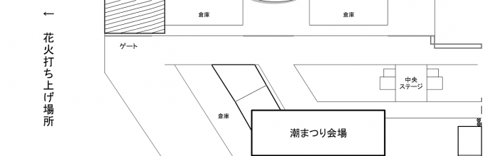 第５３回おたる潮まつり花火大会開催時のふ頭ゲートの非開放について
