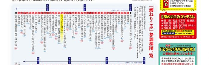2014年 潮ねりこみ参加梯団一覧