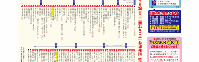 ねりこみ参加梯団一覧