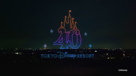 東京ディズニーリゾート®40周年スペシャルドローンショーの実施について