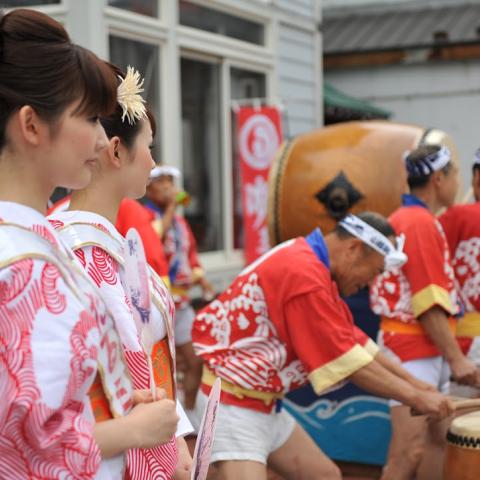 2011.7.18 第45回 おたる潮まつり 小樽市内激励キャラバン