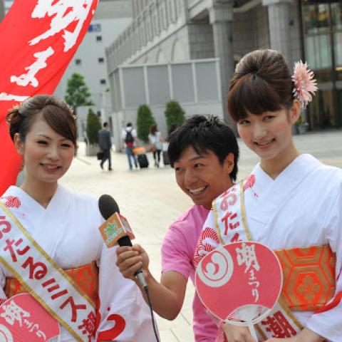 2011.7.26 第45回 おたる潮まつり 札幌駅前PR活動♪
