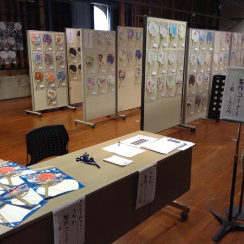 2015年7月24-26日 うちわコンテスト展示